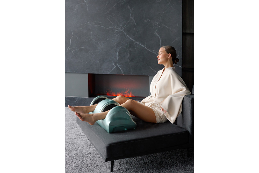 Массажер для ног CleverCare Silver Sky, голубой