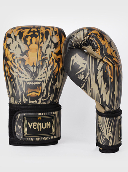 Перчатки боксерские Venum TIGER Black/Neo Orange