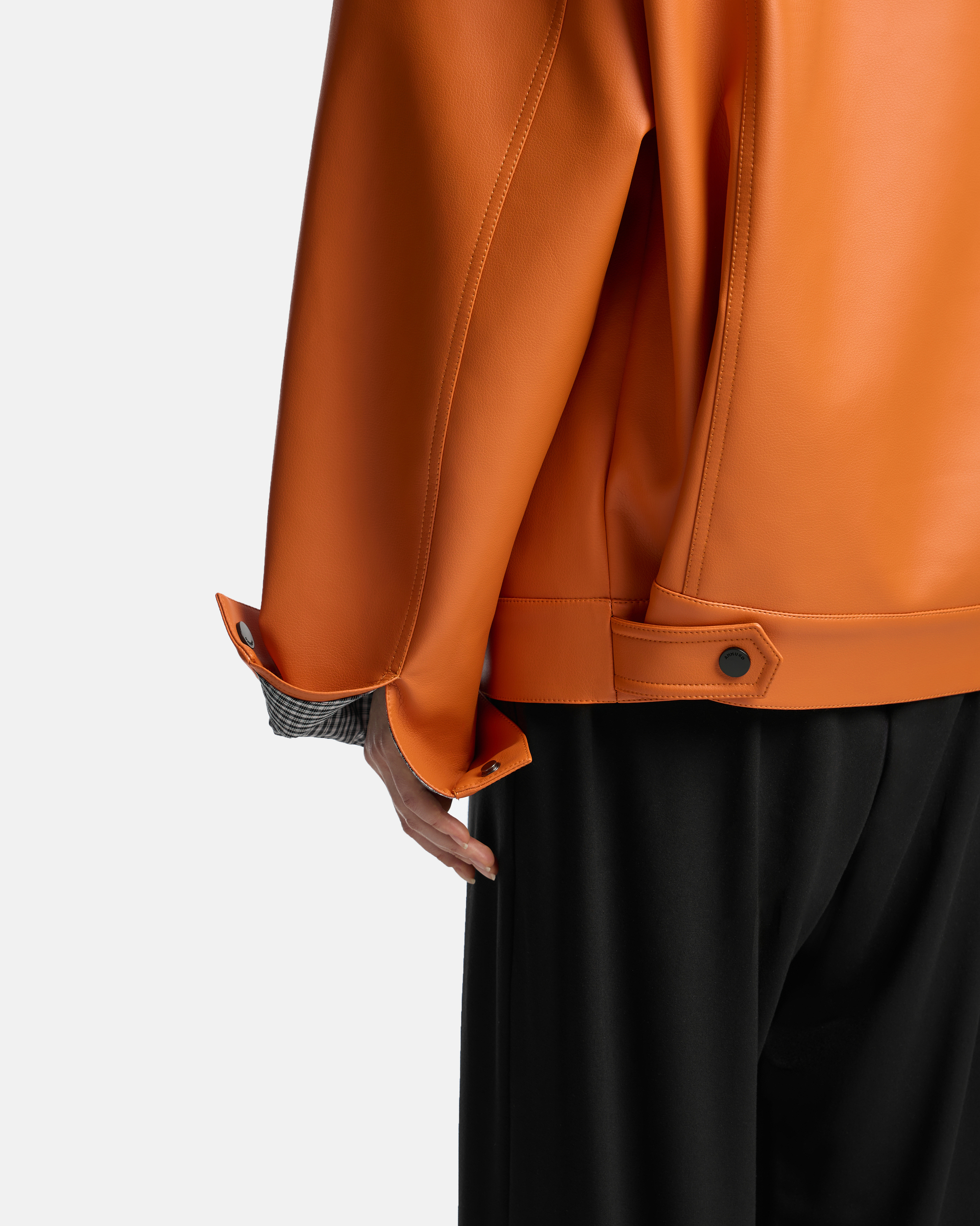 ДЖИНСОВКА ИЗ ЭКОКОЖИ