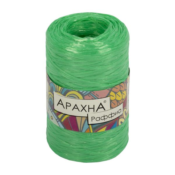 Пряжа Arachna Raffia / уп.5 мот. по 50г, 200м, 20 зеленый