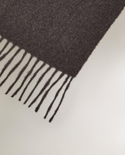 Zara Home плед из полиэстера, зелёный