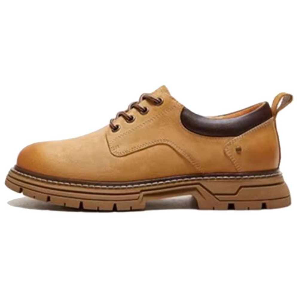 CAMEL Work Boots Men"s Low top Khaki/Desert Yellow