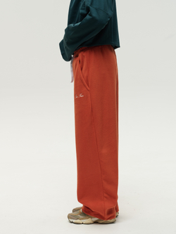 Drawstring Sweatpants Orange