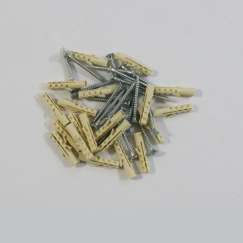 Дюбель распорный 4х20мм PND с шурупом 2,5х25мм, нейлоновый Европартнер (20 шт.)