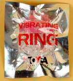 Прозрачное эрекционное кольцо с вибратором