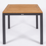 Стол обеденный Ideal Patio ТЕЛЛА алюминий, тик 80x80 см (4 ножки)