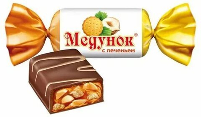 КОН СЛ МЕДУНОК КАРАМ,АРАХИС,ПЕЧЕНЬЕ 1КГ*6ШТ АКЦИЯ
