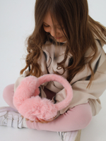Наушники меховые FluffFold, розовые