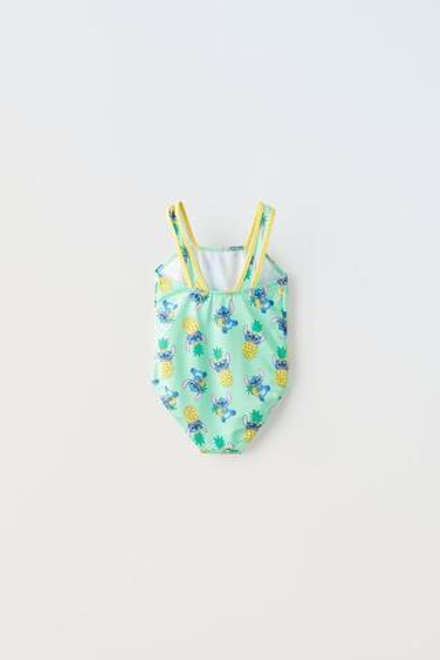 ZARA КУПАЛЬНИК «ЛИЛО И СТИЧ» © DISNEY, ЗЕЛЕНЫЙ