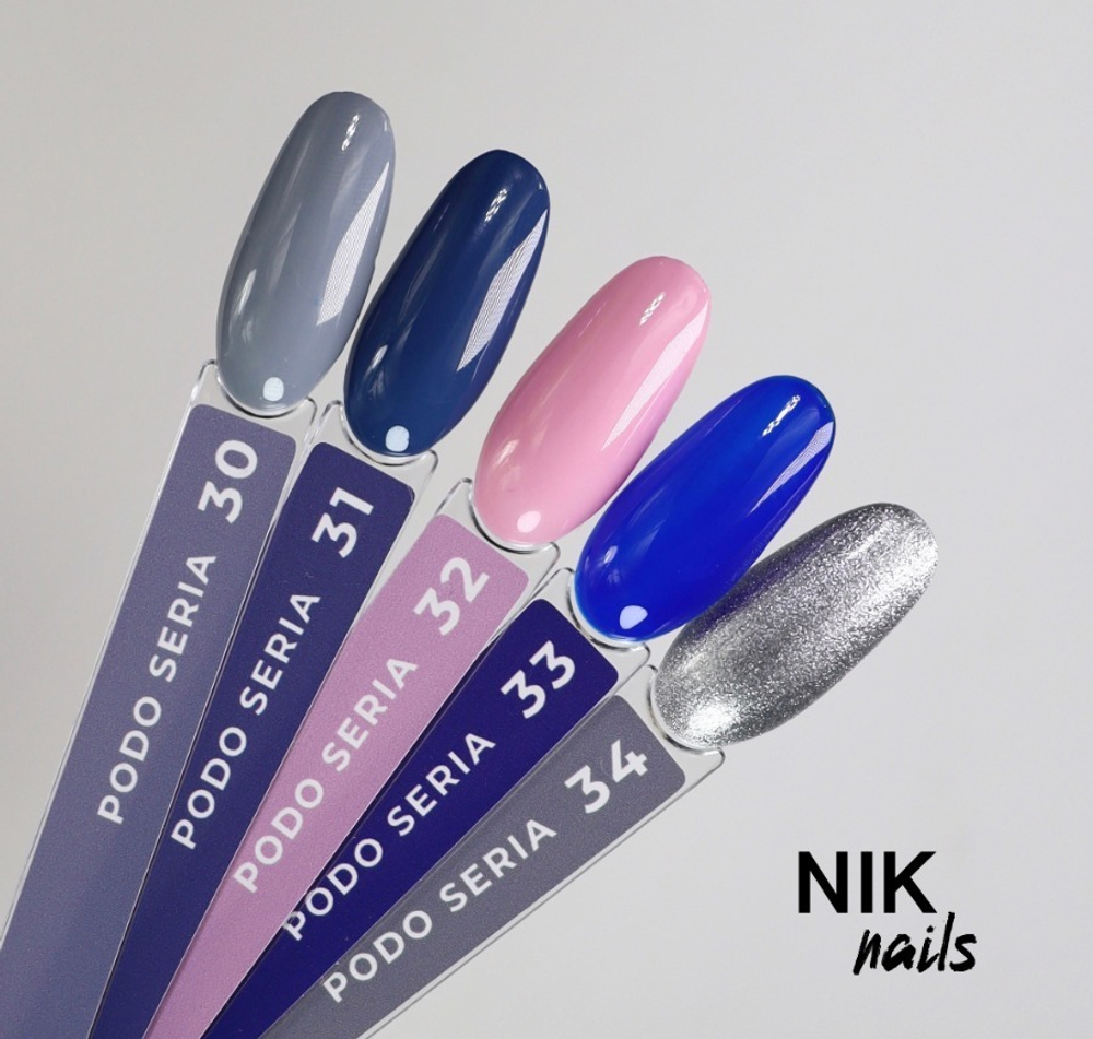 Гель лак NIK nails Podo Seria 31 8 g