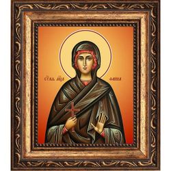 Фаина Анкирская (Коринфская), мученица дева. Икона на холсте.