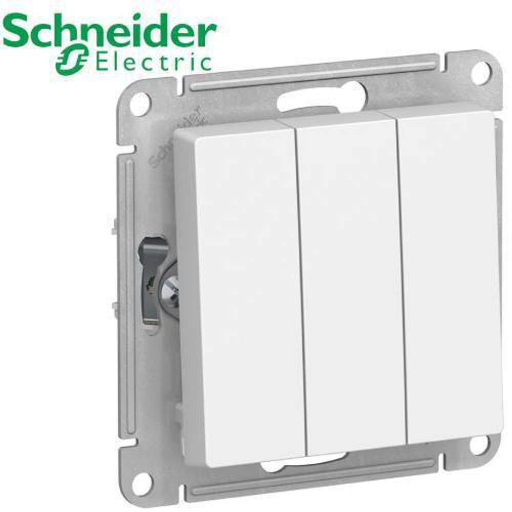 Выключатель 3-кл (белый) AtlasDesign Schneider ATN000131