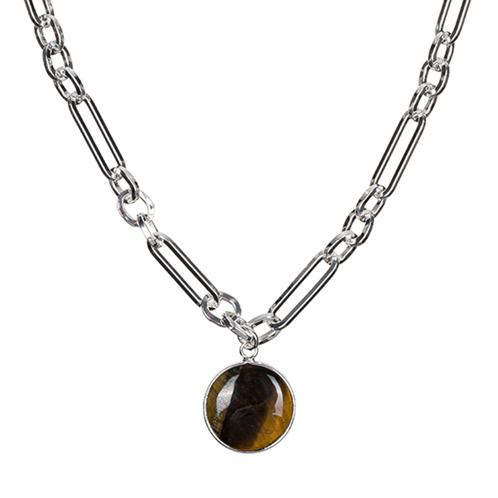 Колье Fiore Luna TIGER EYE LN5147 BR/S