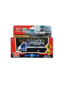 Набор детский Эвакуатор 13 см и машинка 8 см Полиция