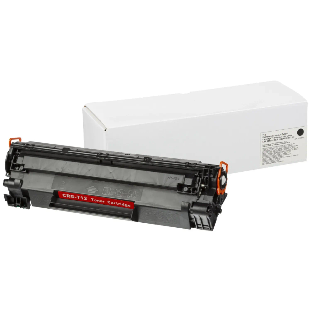 Картридж лазерный Retech Cartridge 712 чер. дляCanonLBP-3010/3100