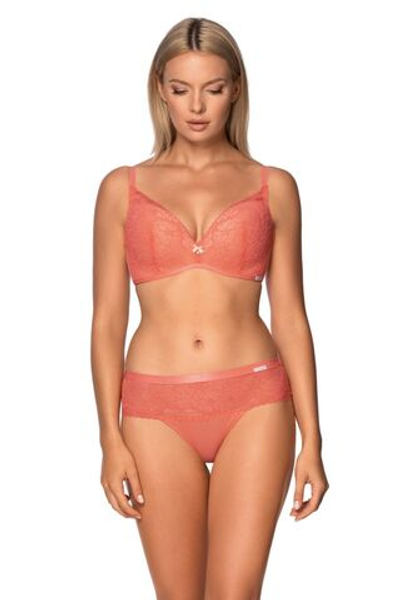 Трусики-бразилиана Melania (Размер: XL) (Цвет: коралловый)