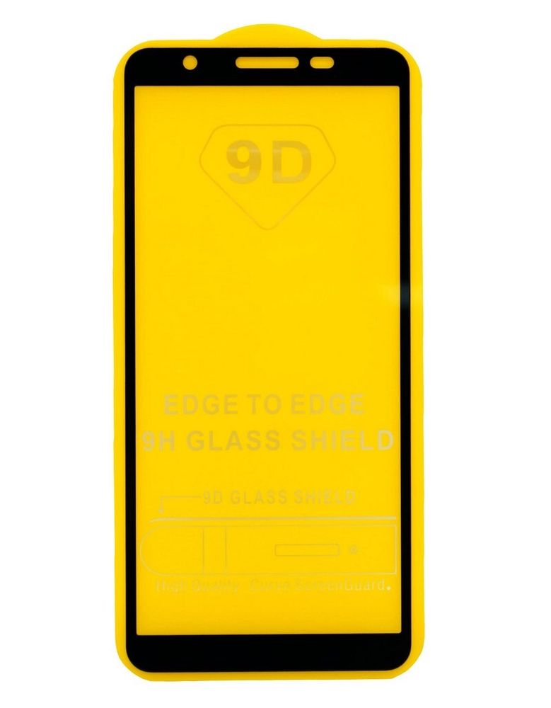 Защитное стекло Samsung A01 Core (черный) 9D тех.упаковка