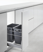 Мусорное ведро с плавным механизмом закрывания WASTEBIN