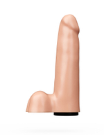 Реалистичная насадка-фаллос для трусиков с плугом - 16,5 см.