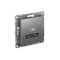 Розетка USB AtlasDesign тип C 65Вт QC PD высокоскор. ЗУ механизм сталь SE ATN000927