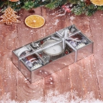 Свечи новогодние «Добрый снеговик» 18*9 см (набор 5 шт)