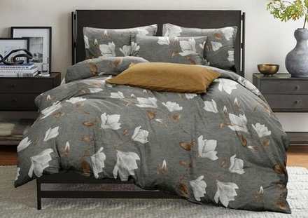 Комплект постельного белья 2 сп БЯЗЬ "Магнолия" (нав. 50х70 или 70х70)