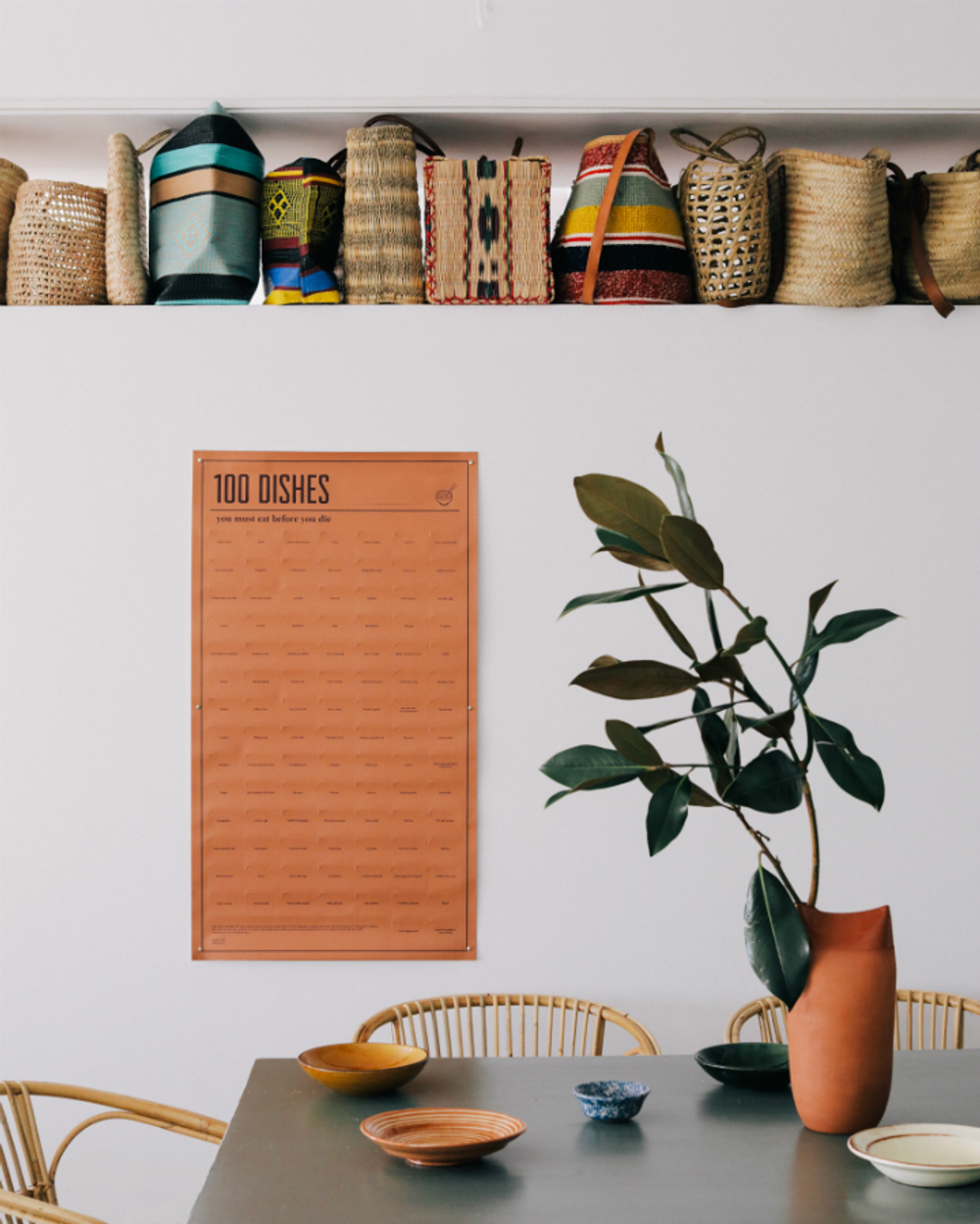 Постер «100 блюд, которые нужно попробовать, прежде чем умереть»