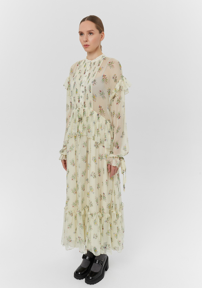 Платье «Есенин», разноцветный