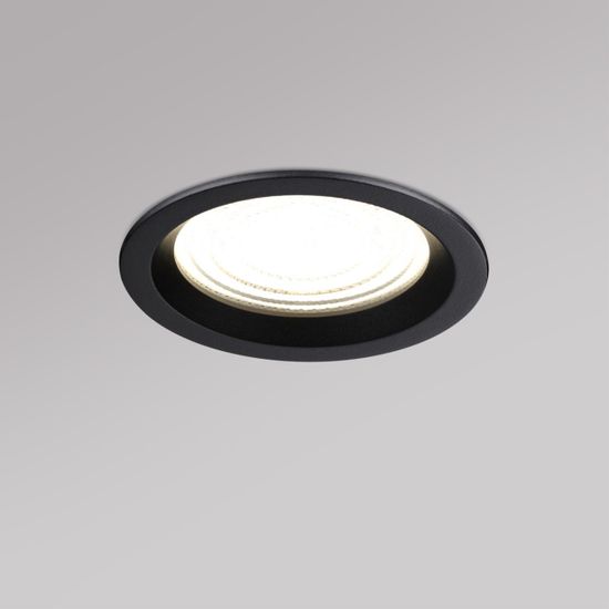 359845 WIR NT25 504 черный Светильник встраиваемый с переключателем цв. температуры IP44 LED 15W 220-240V 2700К\3200К\4000К FLUO