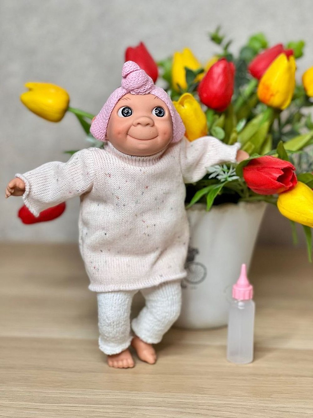 Кукла LAMAGIK мягконабивная  23см Caritas (303U4)