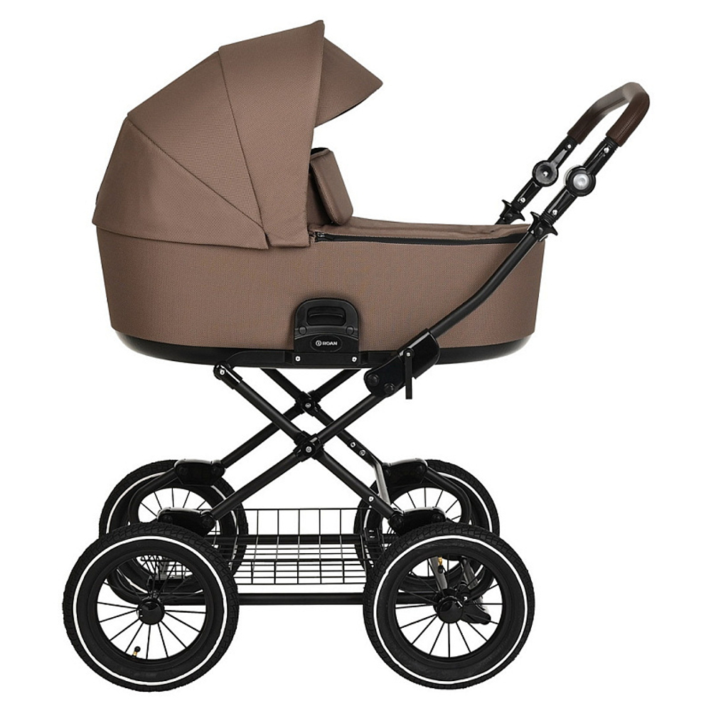 Детская коляска Roan Bass Next Classic d12 2 в 1 RCL265/1 Raisin Mood