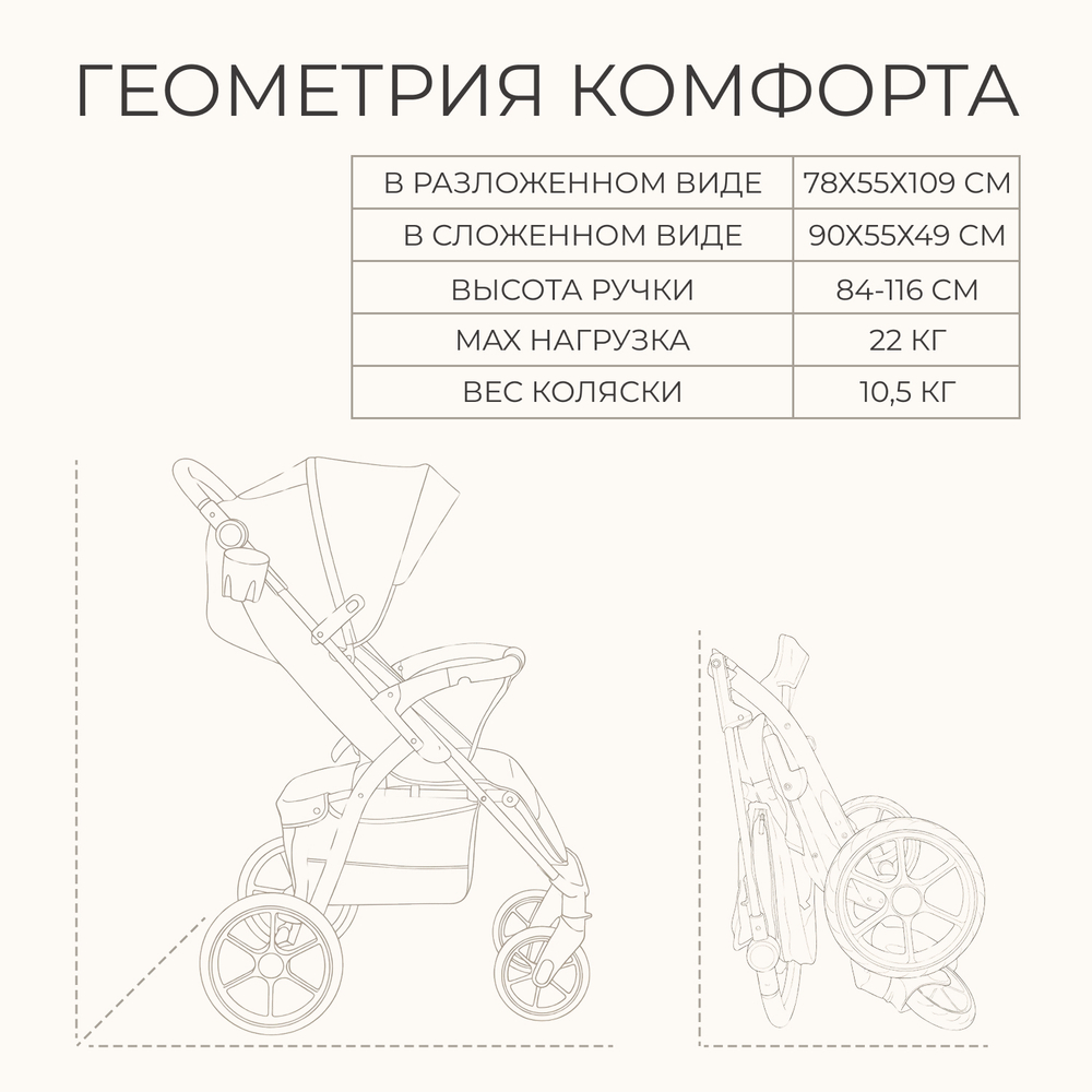 Прогулочная коляска BubaGO Cross City