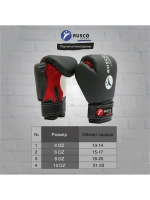 Перчатки боксерские Rusco Sport 4-6 OZ