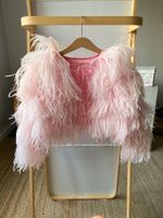 Кейп из перьев страуса Sasha Kim, 116