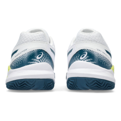 Детские теннисные кроссовки ASICS Gel-Resolution 9 GS Clay Court Shoe Kids - White, Petrol