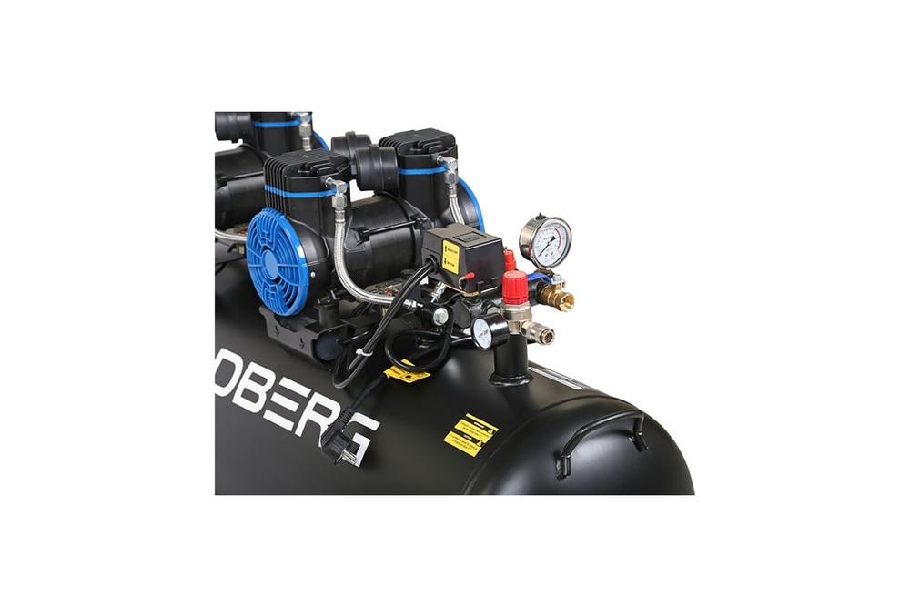 Компрессор безмасляный 220 В, ресивер 135 л, 500 л/мин NORDBERG NCEO135/500