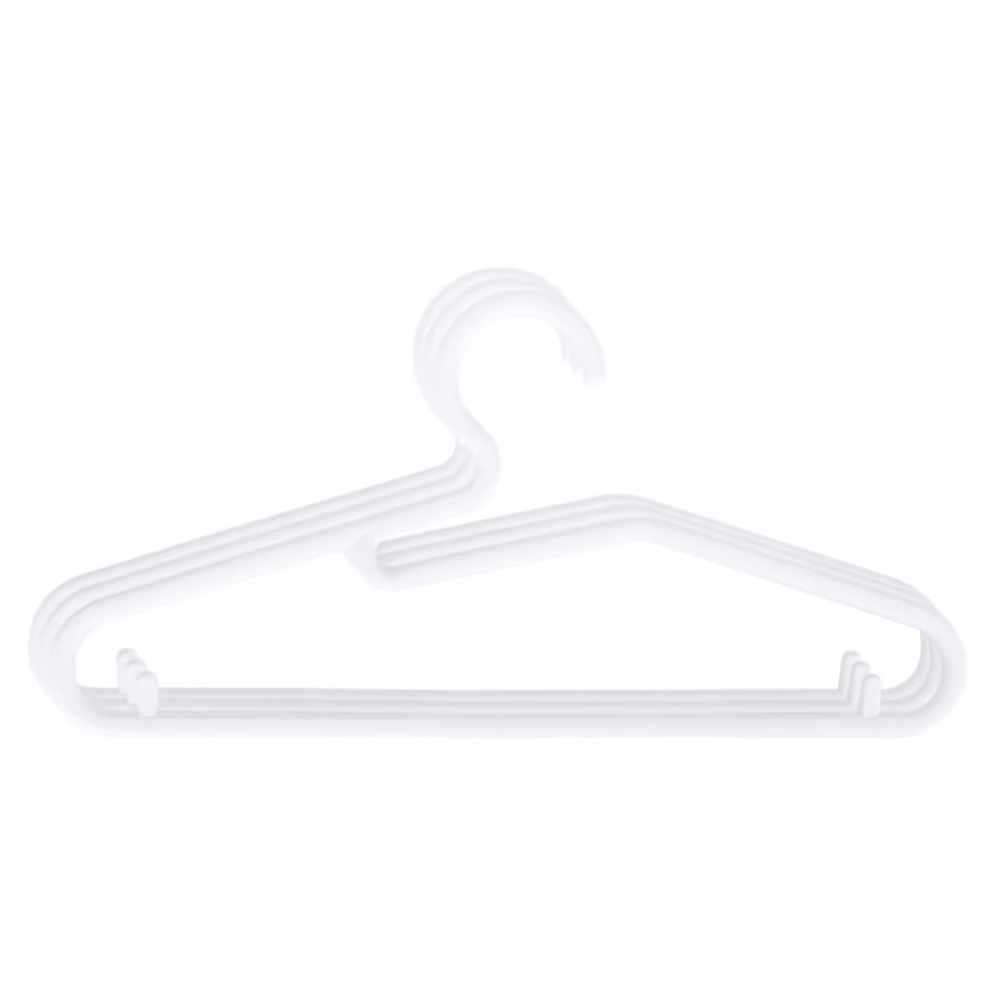 Плечики детские в наборе 3шт «ЭКСПЕРТХАУС», цвет белый, 34см