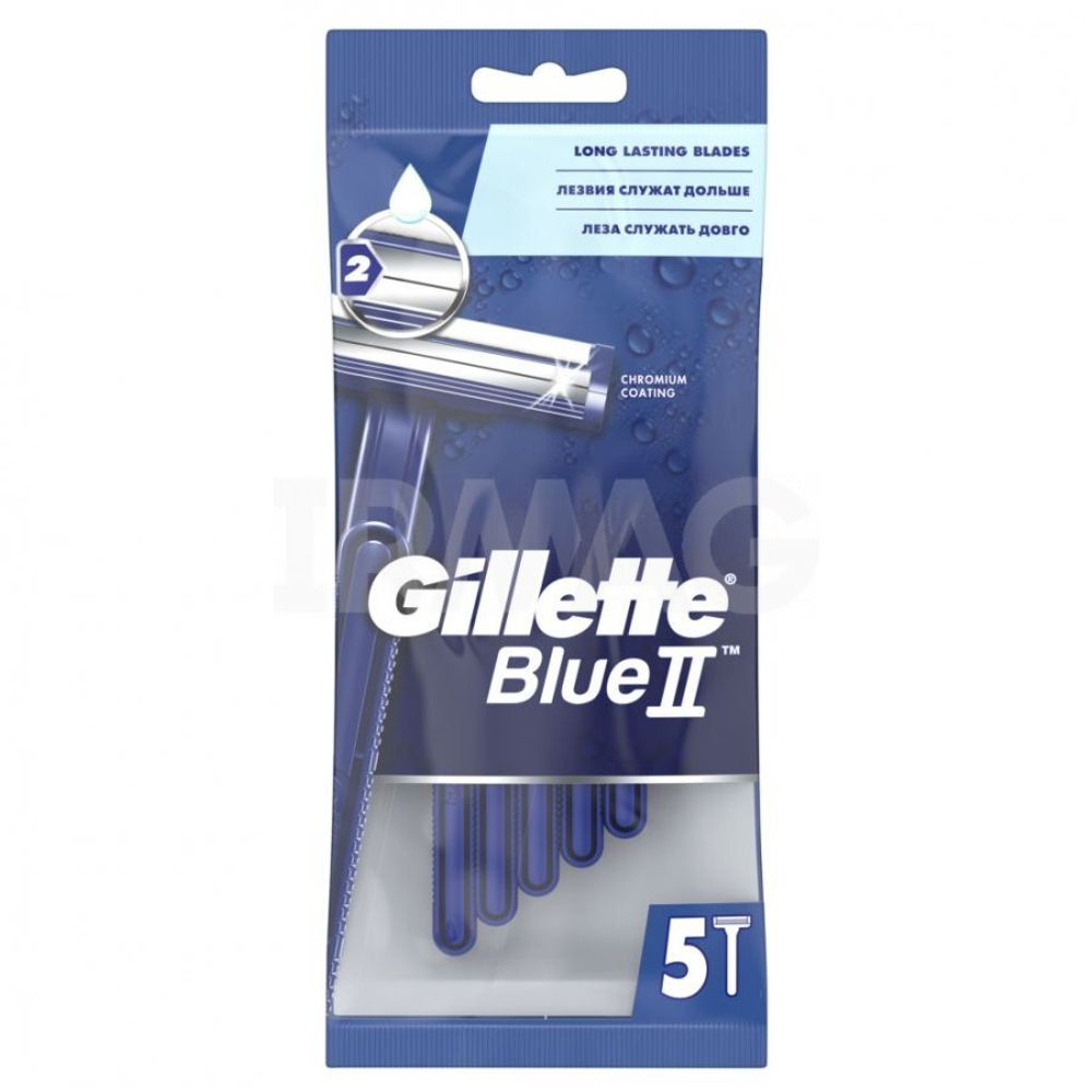 Gillette Blue II Станок для бритья одноразовый (5 шт)