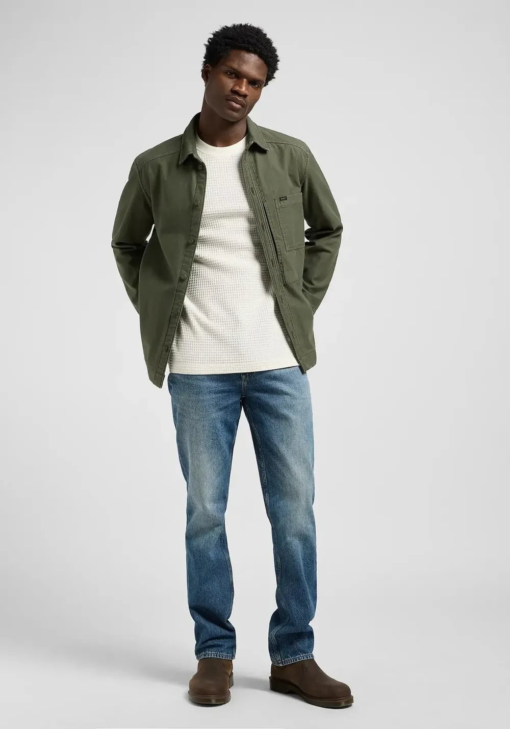 Рубашка PANELED OVERSHIRT 112370525