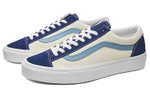 Vans Style 36 Blueberry Soft Drink Lightweight Anti-Slip Low Panel Shoes White and Blue