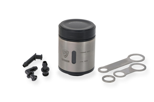 SE901 CNC RACING 25ML FR BRAKE OIL RESERVOIR TITANIUM