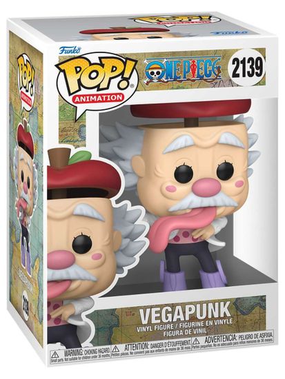 Фигурка Funko POP! Animation One Piece Vegapunk (2139) 86518 / Фигурка Фанко ПОП! по мотивам вселенной "Ван Пис", Вегапанк