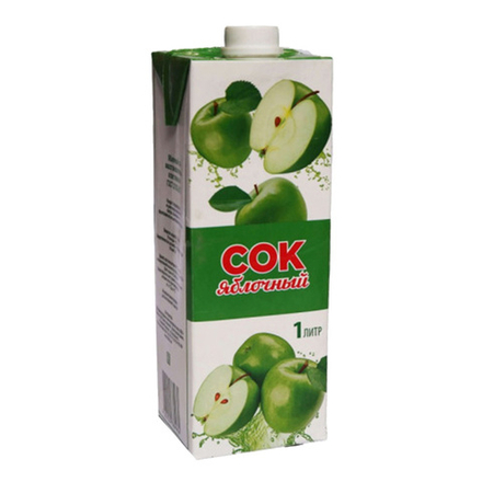 Сок Яблочный Широкий Карамыш 1л