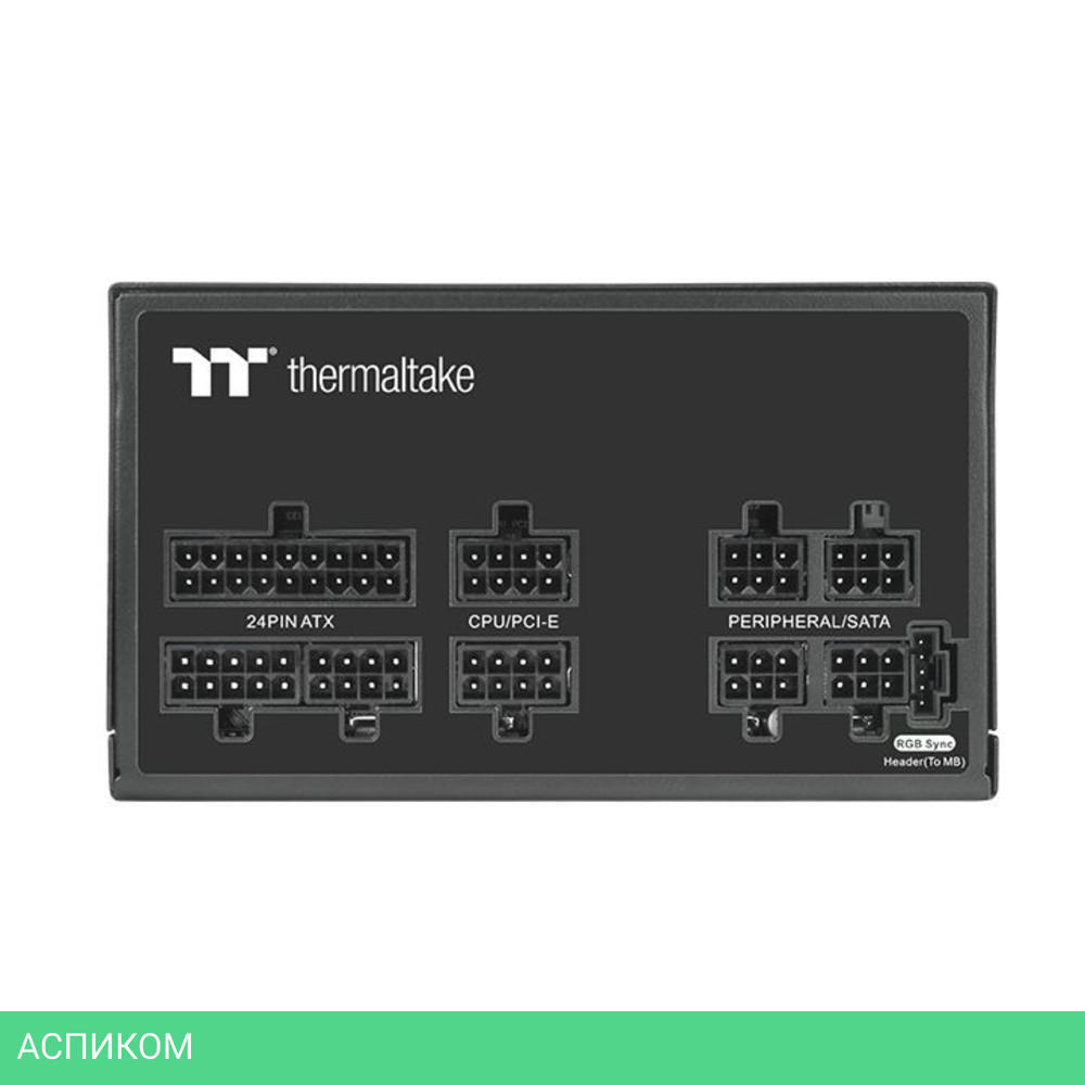 Блок питания Thermaltake ATX Toughpower GF1 ARGB 80+ gold 650W (PS-TPD-0650F3FAGE-1)