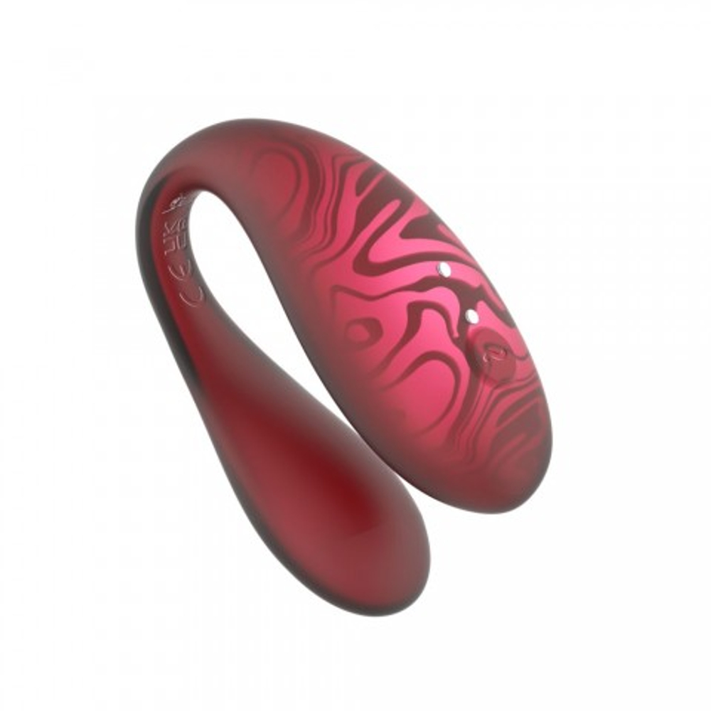 Вибратор для пар Tween+ с управлением через приложение от Amovibe красный