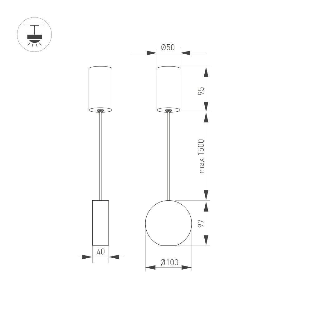 Светильник SP-ELEMENTA-ROLL-R100-9W Day4000 (BK, 39 deg, 230V) (Arlight, IP40 Металл, 3 года) 032766