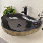 Раковина из речного камня RS-65044 68*48*15 0863