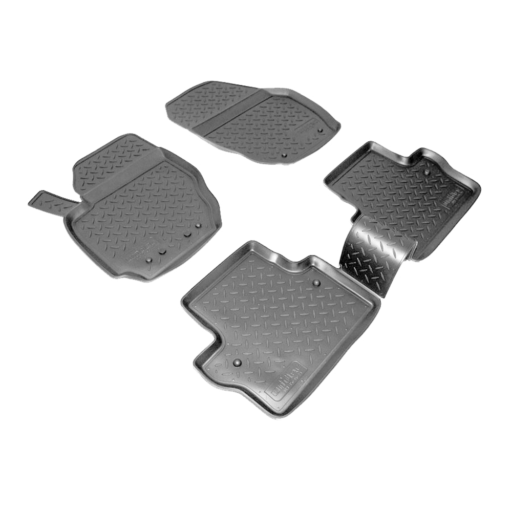 Ковры в салон Norplast/Unidec для Volvo XC70 (2007-)Полиуретан,Черный, арт.NPL-Po-96-71