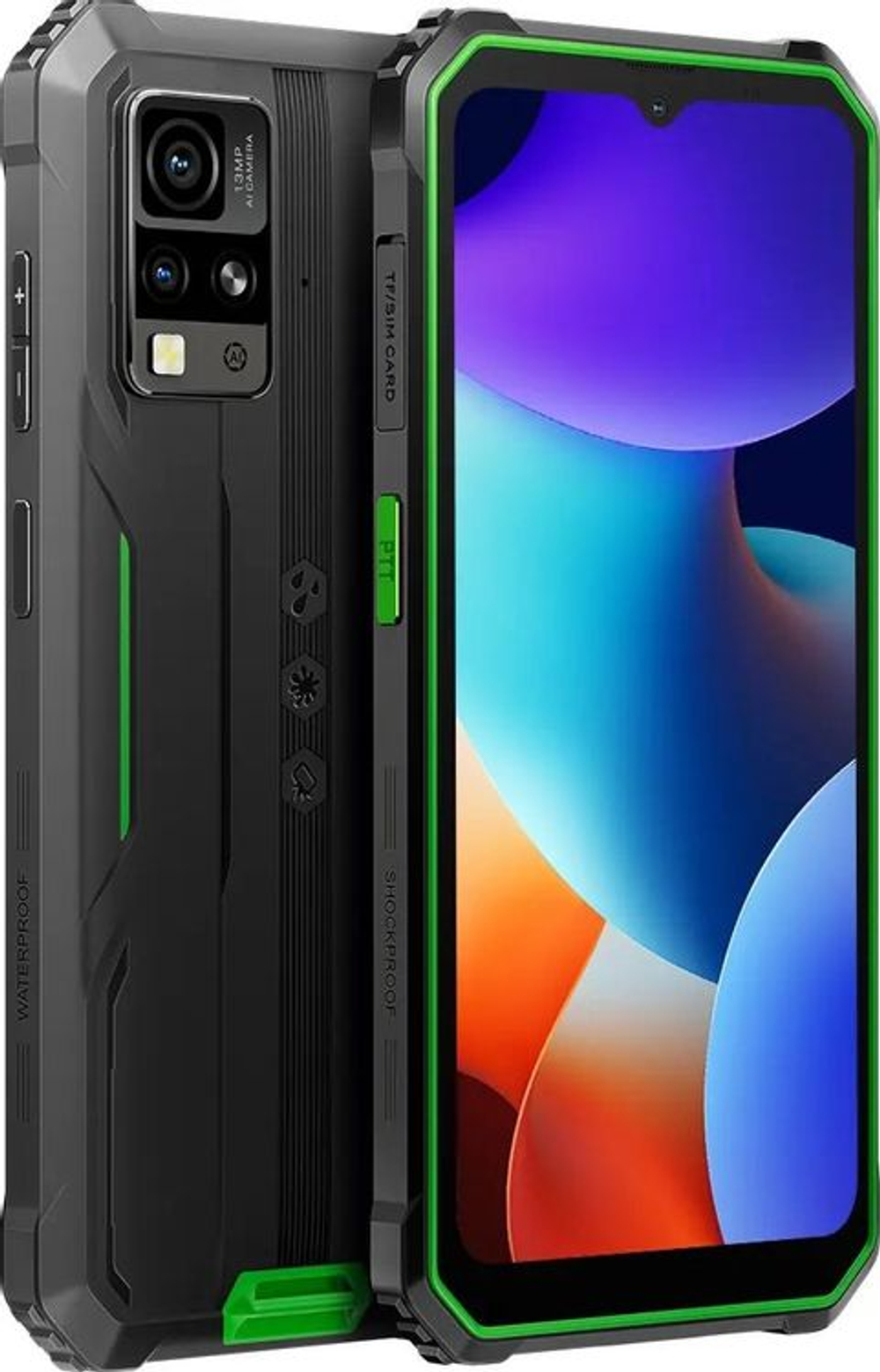 6.56" Смартфон BLACKVIEW BV4800 Pro 4/128Gb,  NFC,  IPS,  60Гц,  5180мAч,  зеленый
