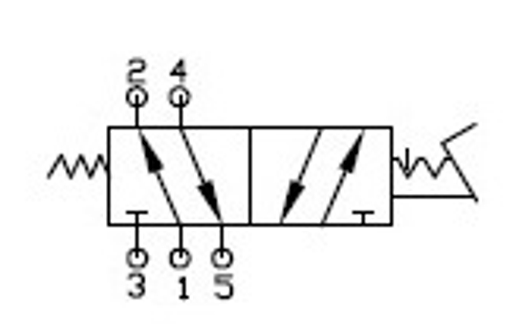 Пневмопедаль с фиксацией 4F210-08L